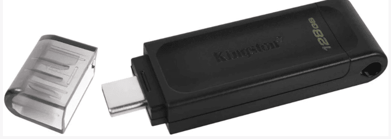 KINGSTON Pendrive 128GB DT 70 USB-C 3.2 Gen 1