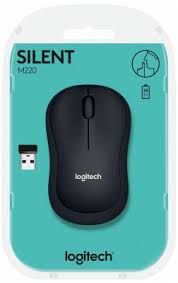 LOGITECH Egér - M220 Silent Vezeték Nélküli Optikai, Szénszürke