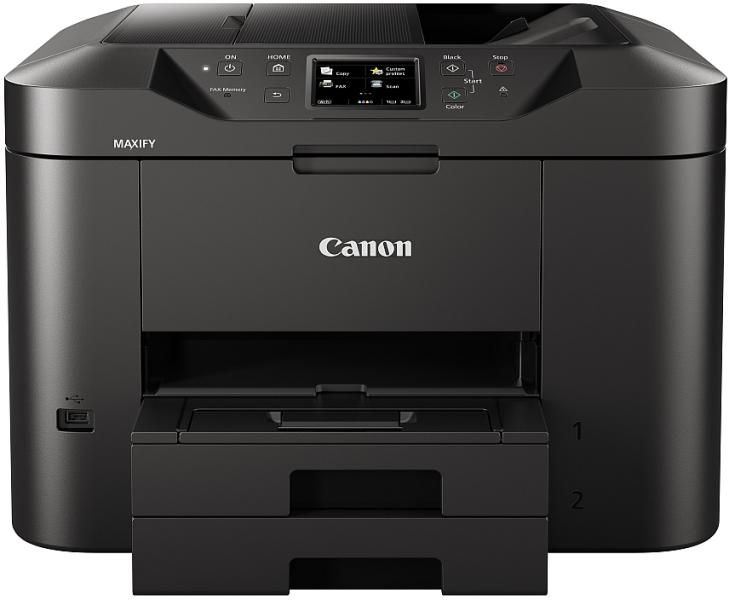 CANON Tintasugaras MFP 4in1 MAXIFY MB2750, A4, FF 24 k/p, SZ 15,5 k/p, 600x1200dpi, duplex, USB/LAN/WiFi, ADF