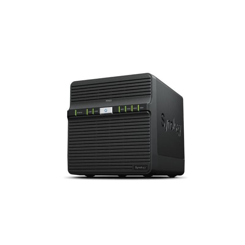 SYNOLOGY NAS 4 Fiókos DS423 Realtek RTD1619B 4x1,7GHz, 2GB DDR4, 2x1GbE, 2xUSB3.2 Gen1