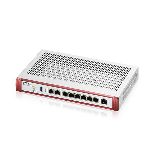 ZYXEL Tűztfal 2x2.5-GbE port + 6x1-GbE +1xUSB 3.0 + 1konzol port + 1 év Security Bundle, USGFLEX200H-EU0102F