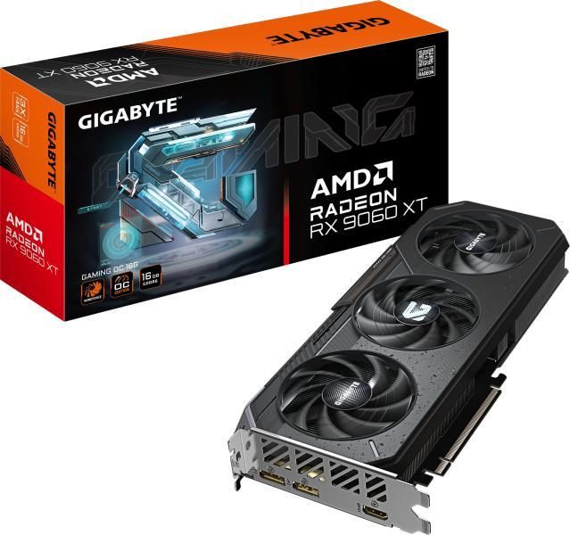 GIGABYTE Videokártya PCI-Ex16x AMD RX 9060 XT 16GB DDR6 OC