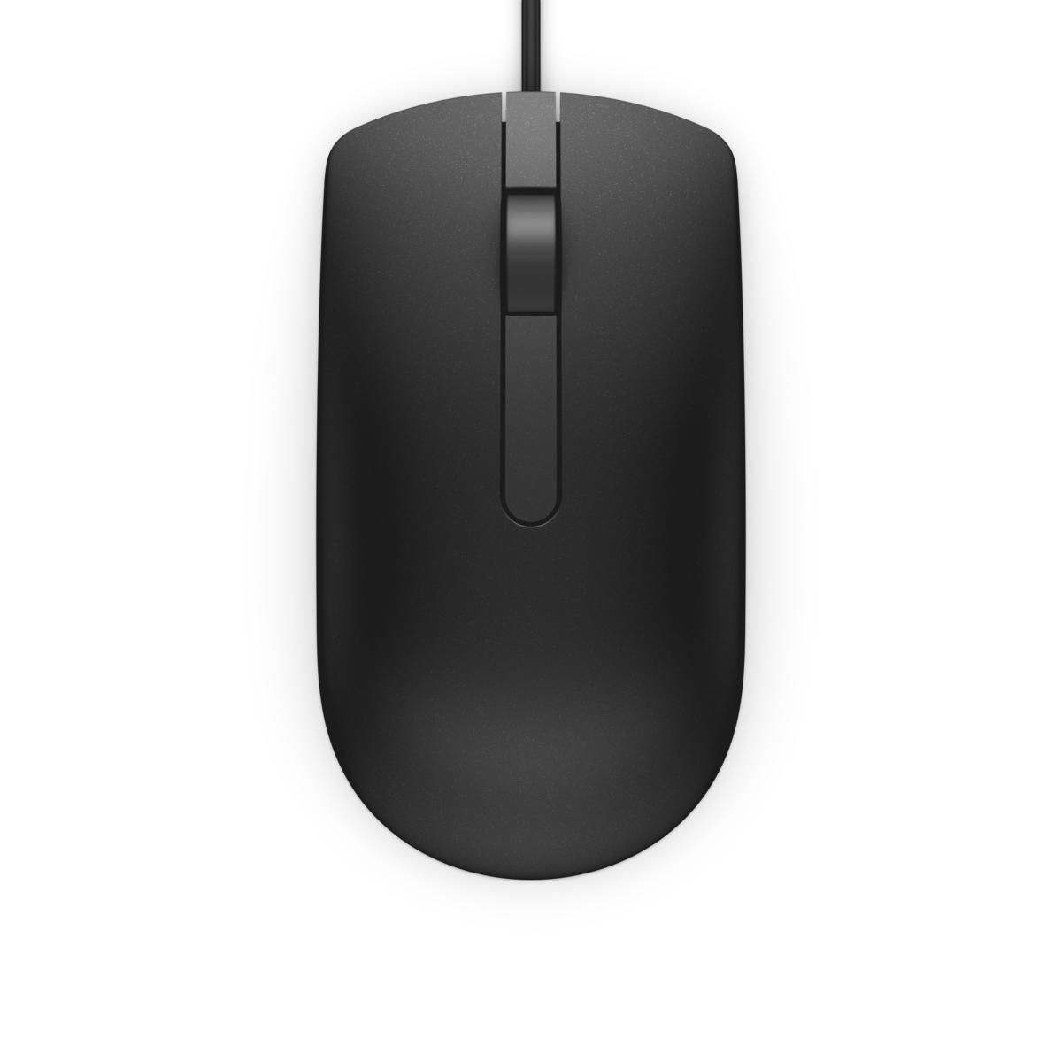 DELL Vezetékes egér, MS116 Optical Mouse - Grey