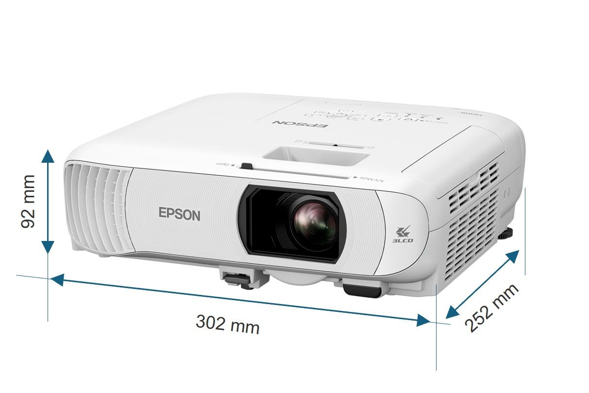 EPSON Projektor - EH-TW840 (3LCD, 1920x1080 (FullHD), 16:9, 4000 AL, 16000:1, 2xHDMI/USB/Miracast)
