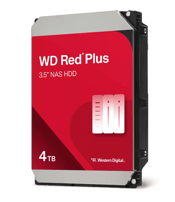 WESTERN DIGITAL 3.5" HDD SATA-III 4TB 5400rpm 128MB Cache, CAVIAR Red Plus