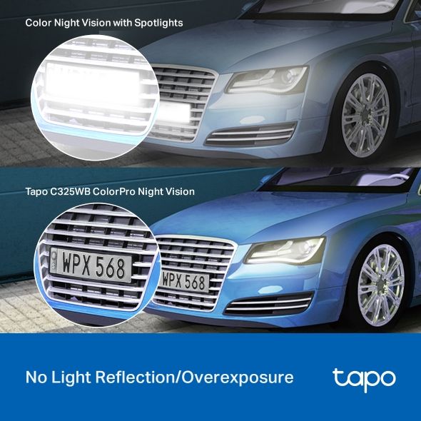 TP-LINK Wireless Kamera Cloud kültéri éjjellátó, TAPO C325WB
