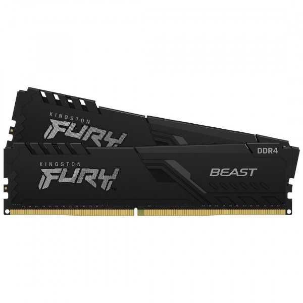 KINGSTON FURY Memória DDR4 32GB 3600MT/s CL18 DIMM (Kit of 2) Beast Black