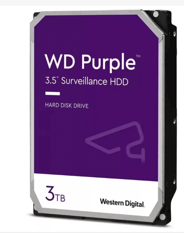 WESTERN DIGITAL 3.5" HDD SATA-III 3TB 5400rpm 256MB Cache, CAVIAR Purple