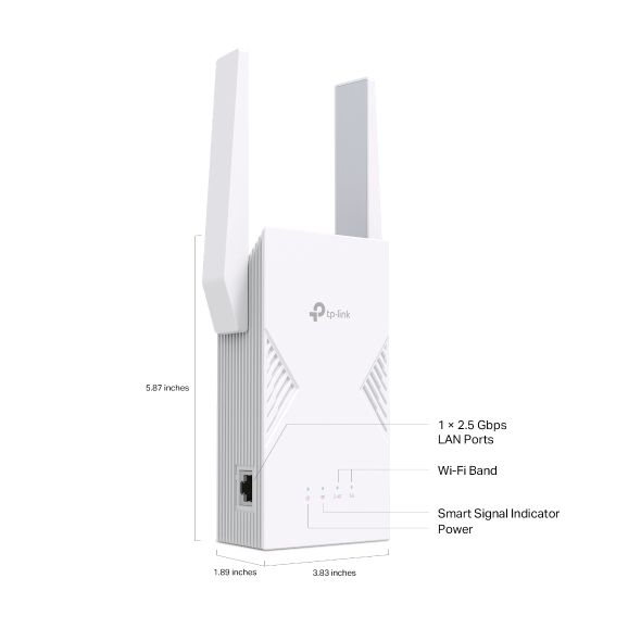 TP-LINK Wireless Range Extender Dual Band BE3600 Wifi 7, RE235BE