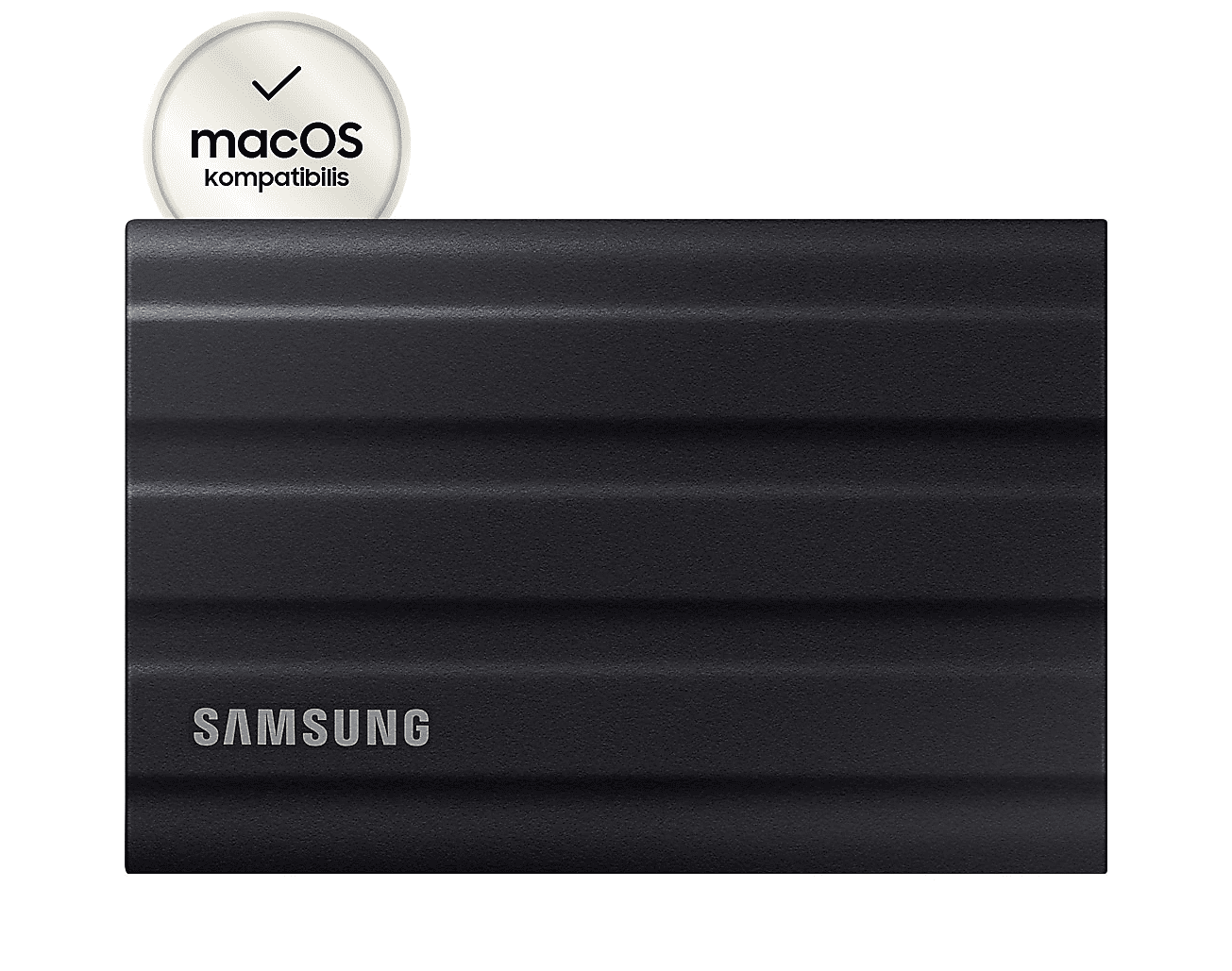 SAMSUNG Hordozható SSD T7 Shield, USB 3.2 Gen.2 (10Gbps), 4TB, Fekete