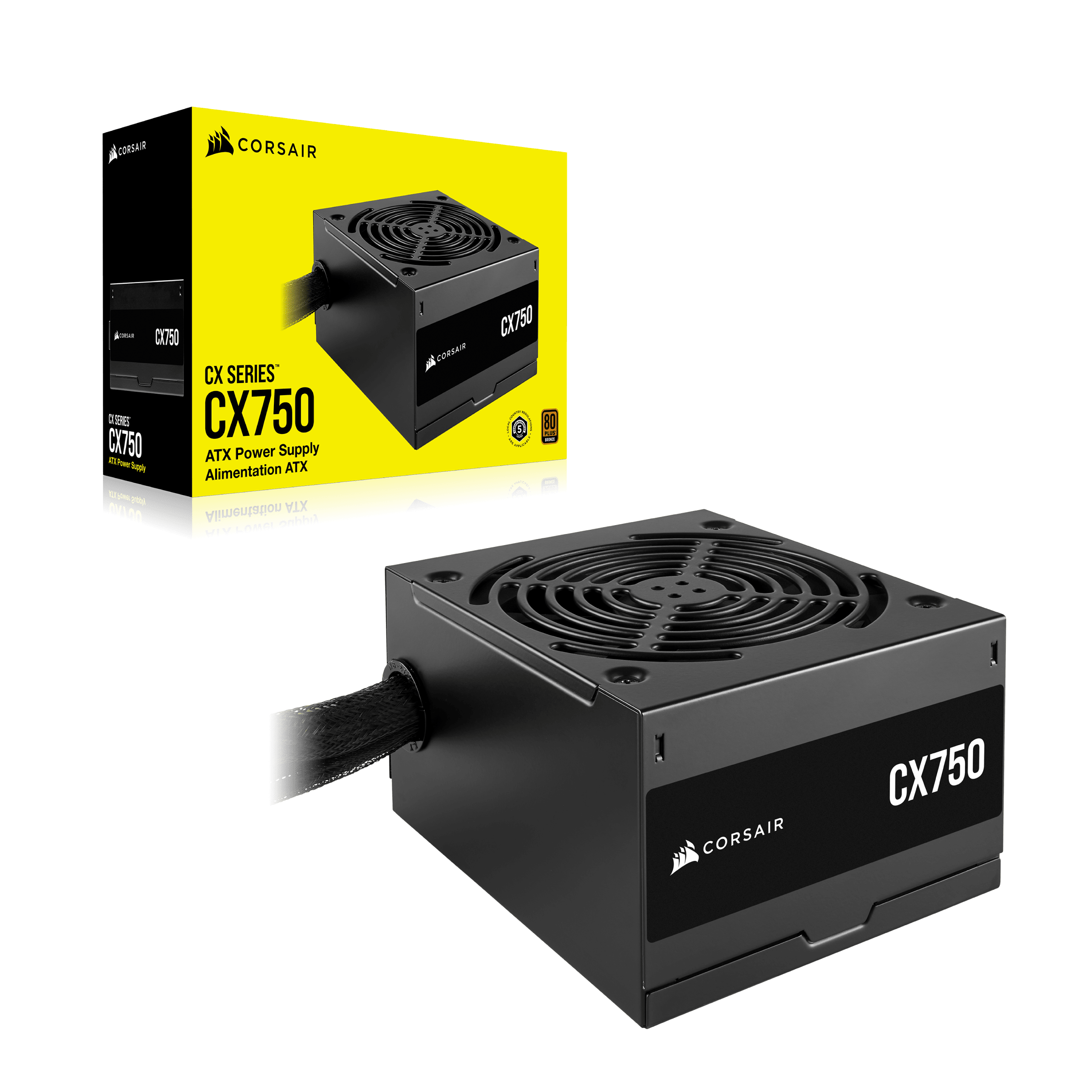 CORSAIR Tápegység, CX Series CX750, 750W, 12cm, 80+ Bronze