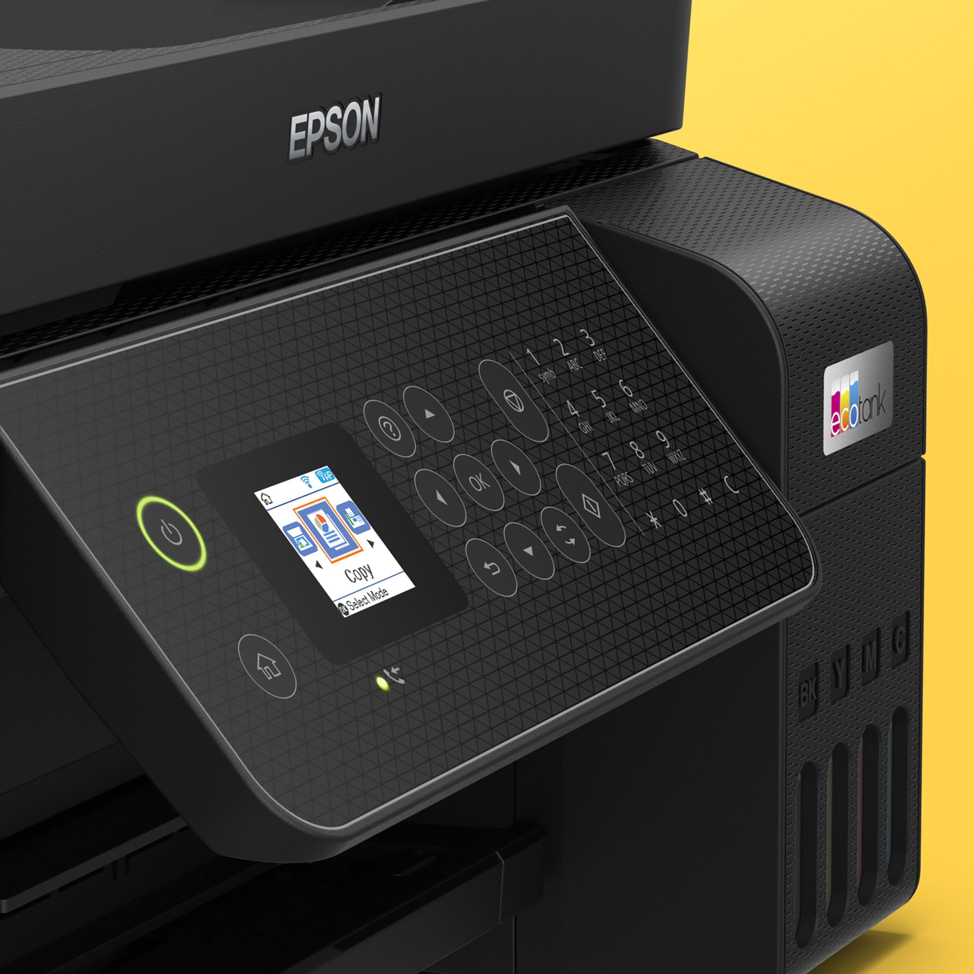 EPSON Tintasugaras nyomtató - EcoTank L5310 (A4, MFP, színes, 5760x1440 DPI, 33 lap/perc, ADF, USB/LAN/Wifi)