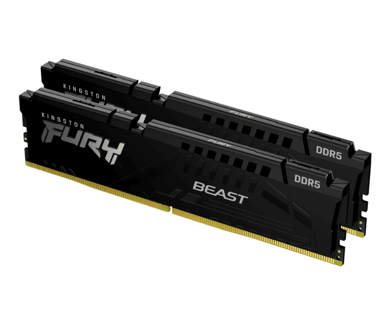 KINGSTON FURY Memória DDR5 32GB 6000MT/s CL36 DIMM Beast Black EXPO
