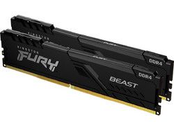 KINGSTON FURY Memória DDR4 32GB 3200MT/s CL16 DIMM Beast Black