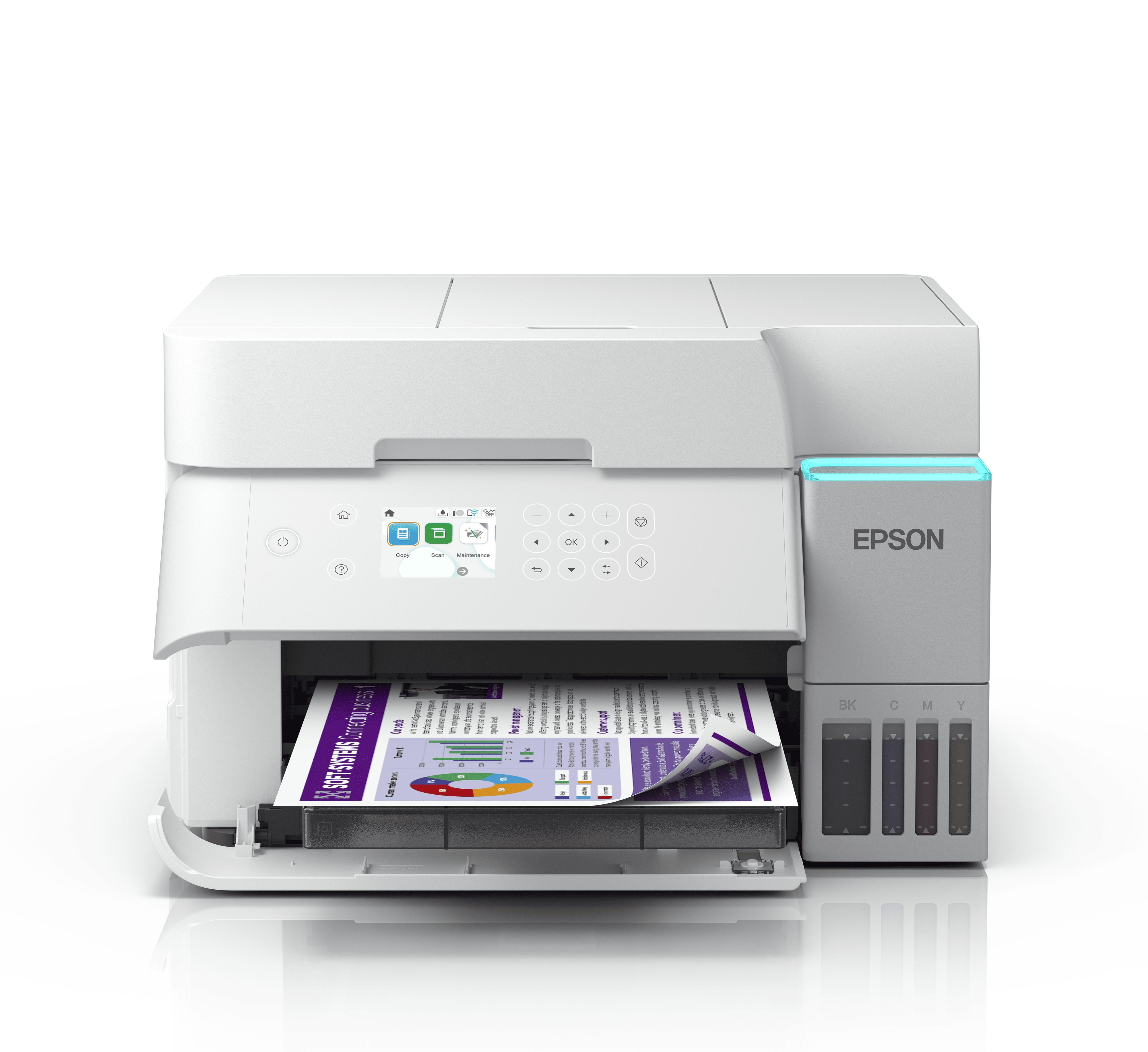 EPSON Tintasugaras nyomtató - EcoTank L6376 (A4, MFP, színes,4800x1200 DPI, 35 lap/perc, Full duplex, ADF, USB/LAN/Wifi)