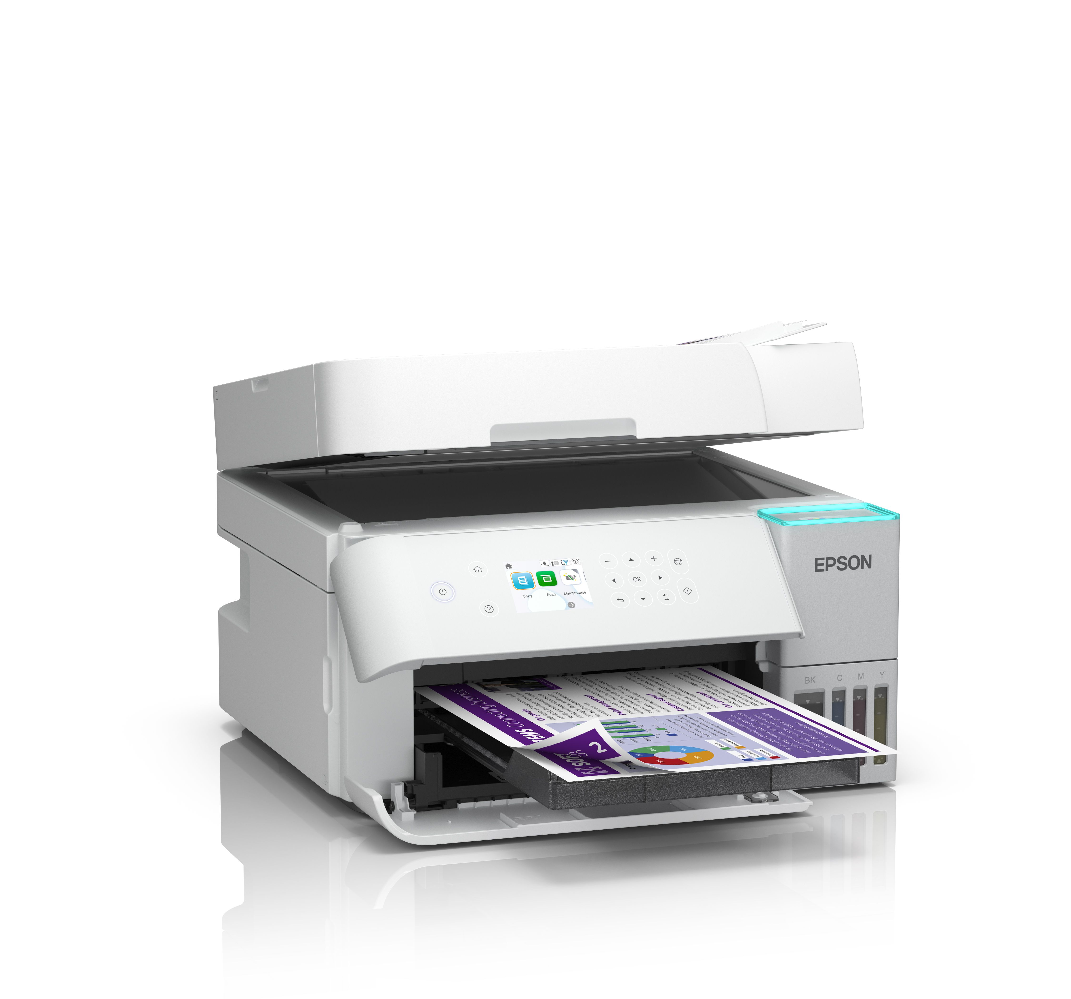 EPSON Tintasugaras nyomtató - EcoTank L6376 (A4, MFP, színes,4800x1200 DPI, 35 lap/perc, Full duplex, ADF, USB/LAN/Wifi)