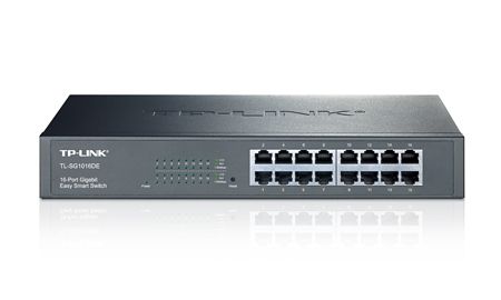 TP-LINK Switch 16x1000Mbps, Easy Smart, TL-SG1016DE