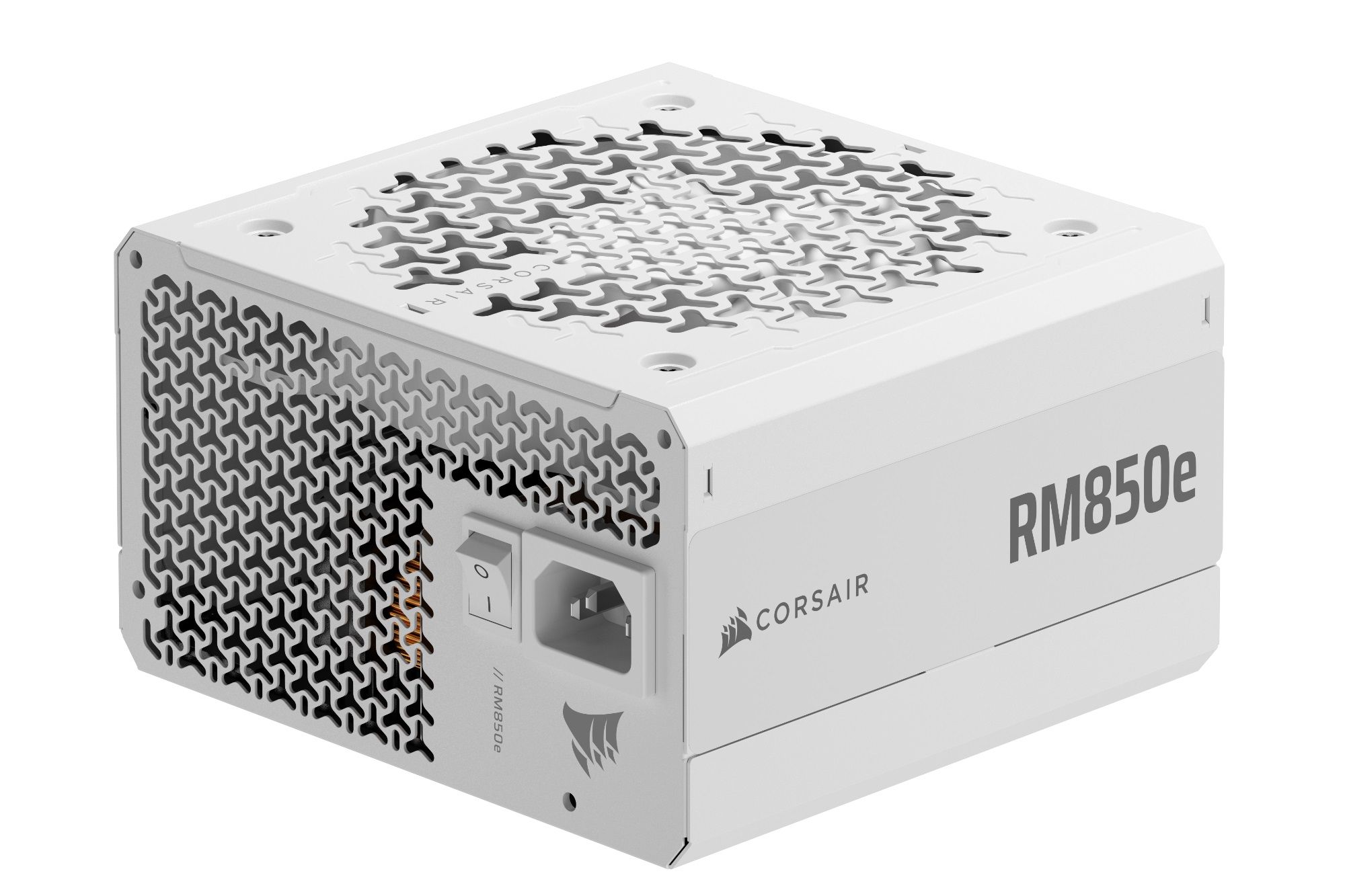CORSAIR Tápegység Moduláris, RM850e, 850W, 12cm, ATX 3.1, PCIe 5.1, BOX, Cybenetics Gold, fehér