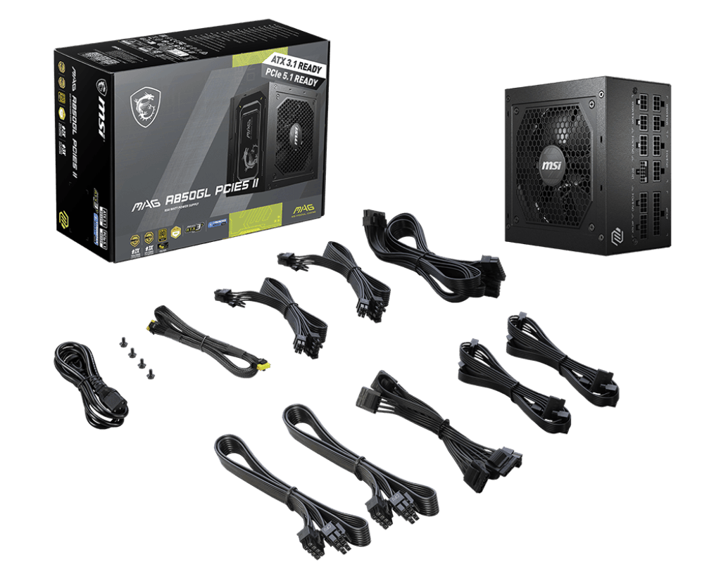 MSI Tápegység 850W 80+ Gold moduláris, Gen 5.0 V2