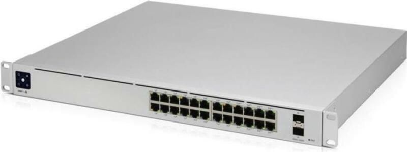 UBiQUiTi Switch 24x1000Mbps (24xPOE+) + 2x10000Mbps SFP+, Menedzselhető, Rackes - USW-PRO-24-POE