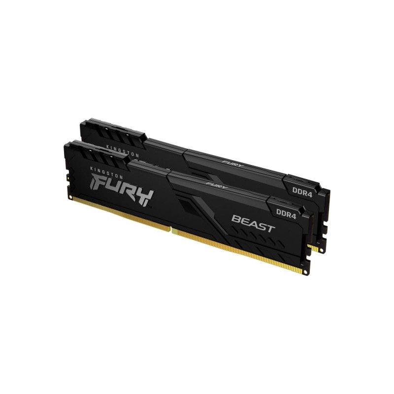 KINGSTON FURY Memória DDR4 64GB 3200MT/s CL16 DIMM (Kit of 2) Beast Black