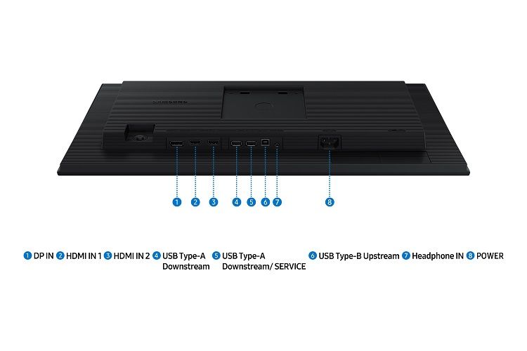 SAMSUNG IPS 100Hz monitor 24" S40GD, 1920x1080, 16:9, 250cd/m2, 5ms, 2xHDMI/DisplayPort/2xUSB, Pivot, Hangszóró