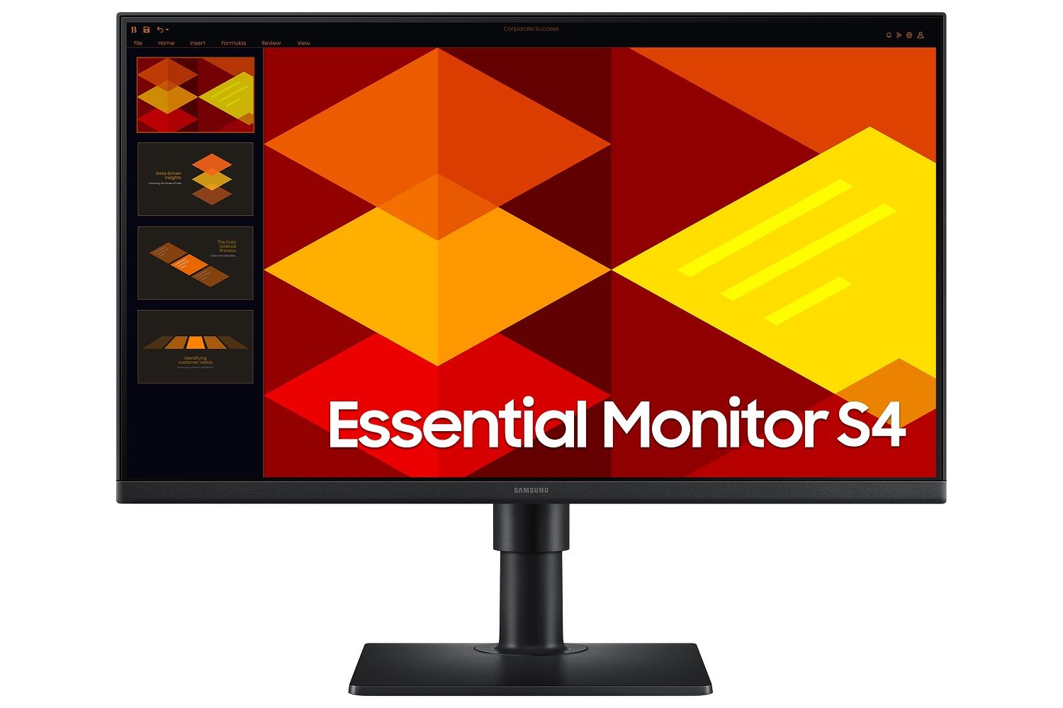 SAMSUNG IPS 100Hz monitor 24" S40GD, 1920x1080, 16:9, 250cd/m2, 5ms, 2xHDMI/DisplayPort/2xUSB, Pivot, Hangszóró