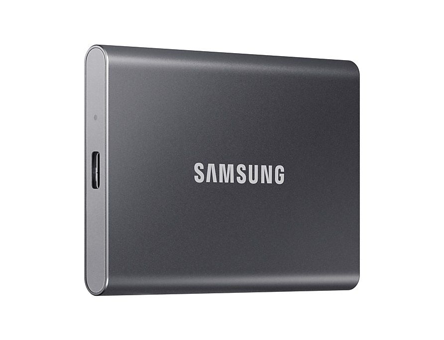 SAMSUNG Hordozható SSD T7 USB 3.2 2TB (Szürke)