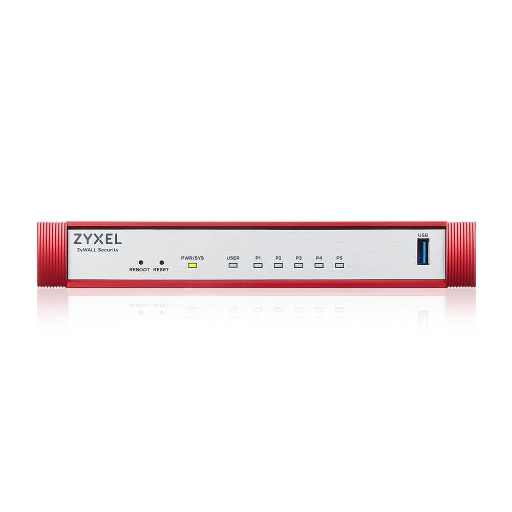 ZYXEL Tűzfal 1xWAN(1000Mbps) 4xLAN/DMZ(1000Mbps) 1xPOE+, 1xUSB 3.0 + 1év Entry Defense Pack, USGFLEX50HP-EU0101F