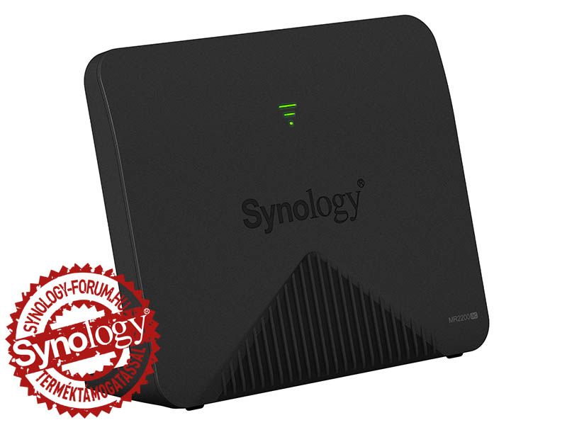 SYNOLOGY Wireless Router 1xWAN(1000Mbps) + 1xLAN(1000Mbps), 2x2 MIMO, 1xUSB3.2Gen1, MR2200ac