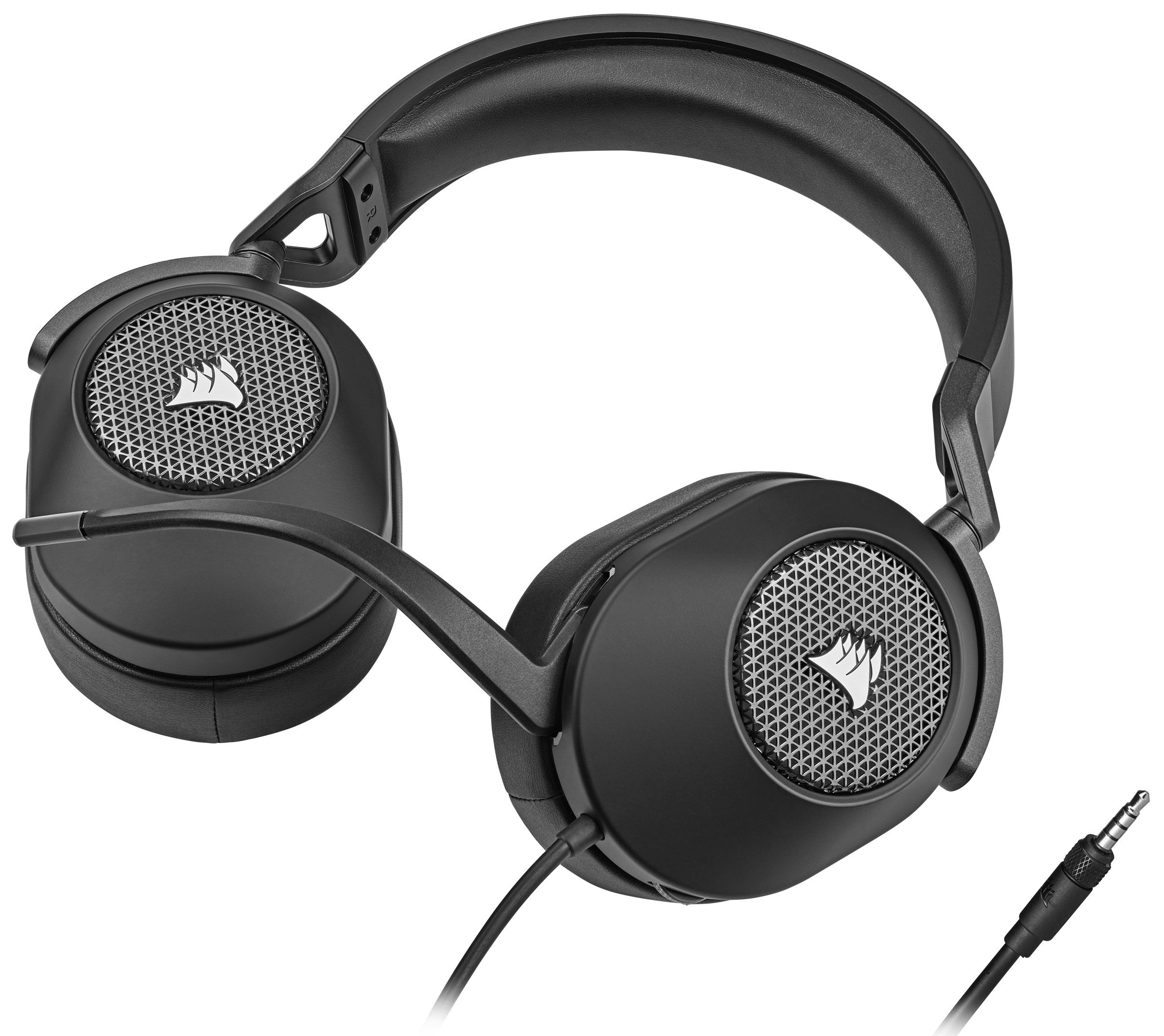 CORSAIR Vezetékes Headset, HS65 SURROUND Gaming, Dolby audio, carbon