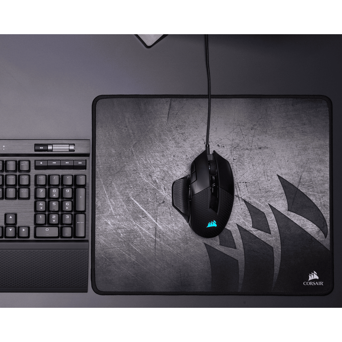 CORSAIR Vezetékes Egér Gaming, NIGHTSWORD RGB Tunable, 8 programozható gomb, RGB Világítás, 18000dpi, fekete