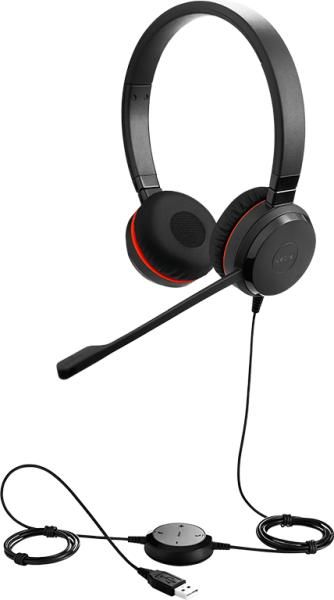 JABRA Fejhallgató - Evolve2 30 SE MS Stereo Vezetékes USB-A/USB-C, Mikrofon
