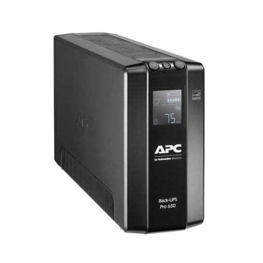 APC Back-UPS Pro BR650MI, (6 outlets) 650VA LCD 230V LINE-INTERACTIVE szünetmentes, tiszta sinus, AVR
