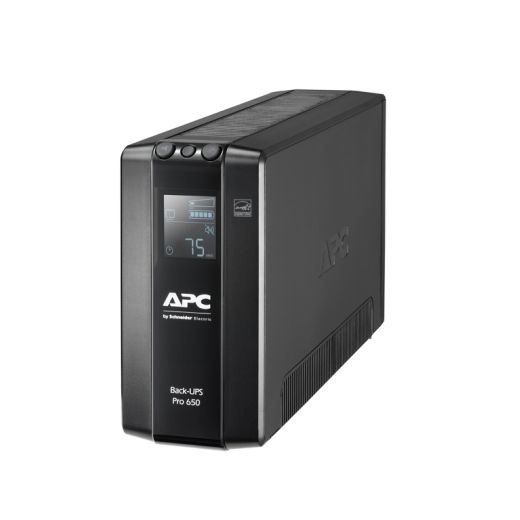 APC Back-UPS Pro BR650MI, (6 outlets) 650VA LCD 230V LINE-INTERACTIVE szünetmentes, tiszta sinus, AVR