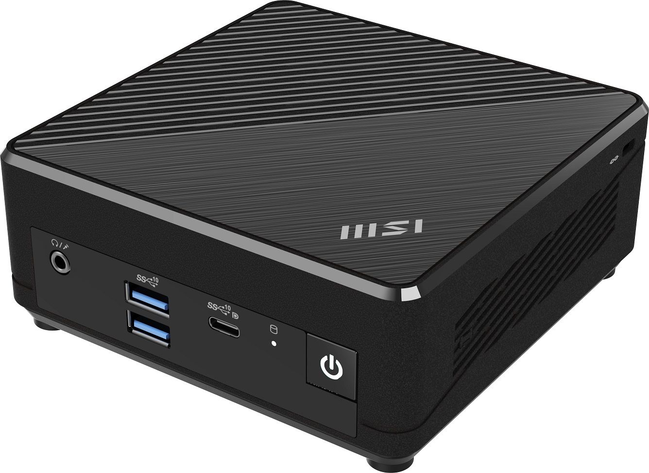 MSI Business DT Cubi N ADL S-225BEU, Intel N100, Intel HD Graphics, M.2 NVME, 4xUSB, USB-C, HDMI, DP, 2xRJ45, Black