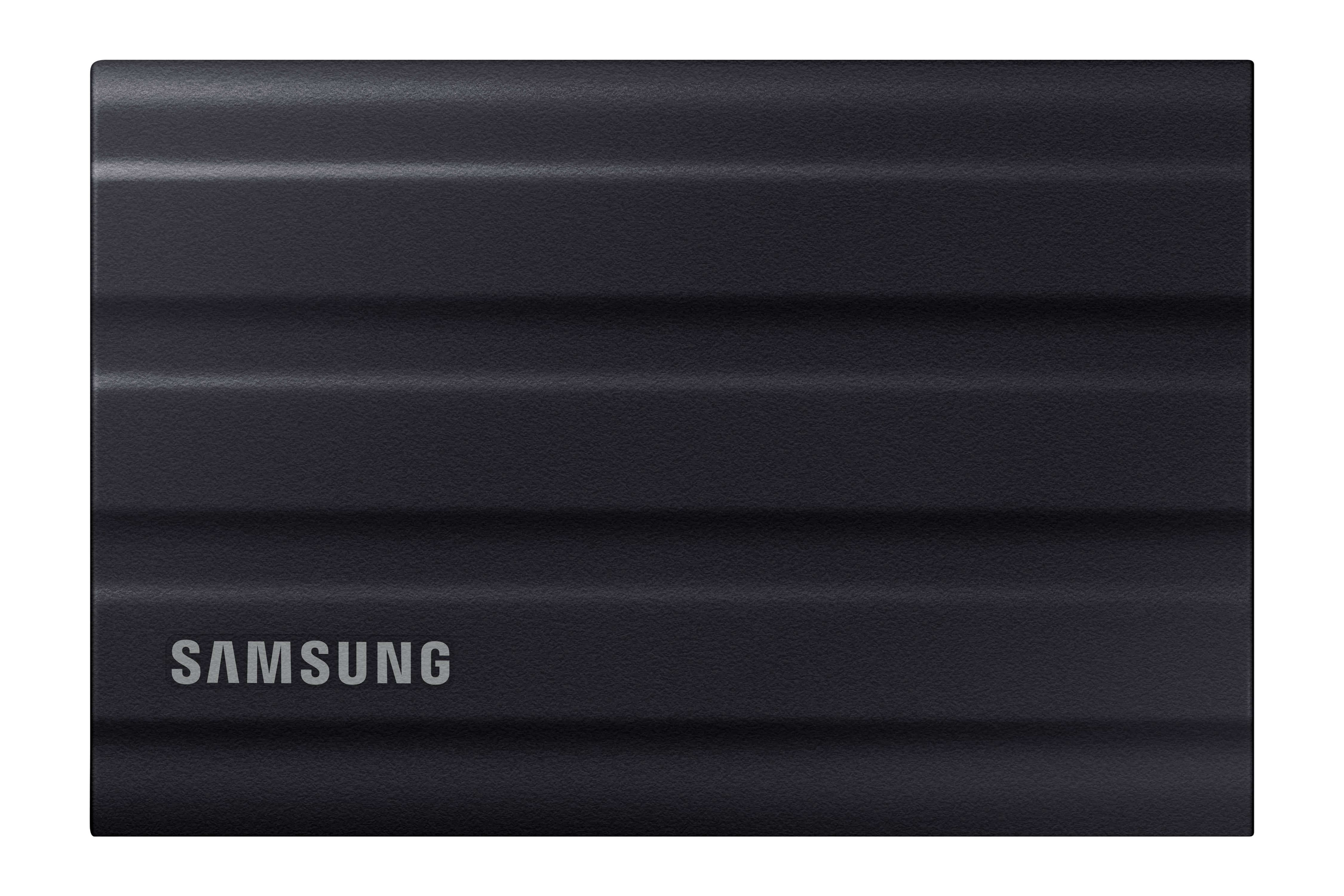 SAMSUNG Hordozható SSD T7 Shield, USB 3.2 Gen.2 (10Gbps), 1TB, Fekete