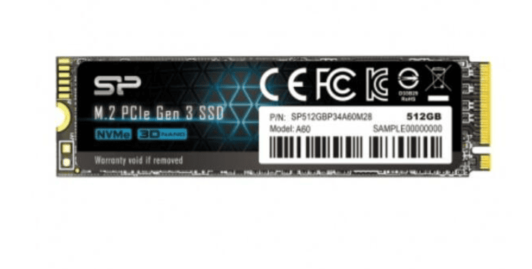 SILICON POWER SSD M.2 2280 NVMe Gen3x4 512GB, Ace A60