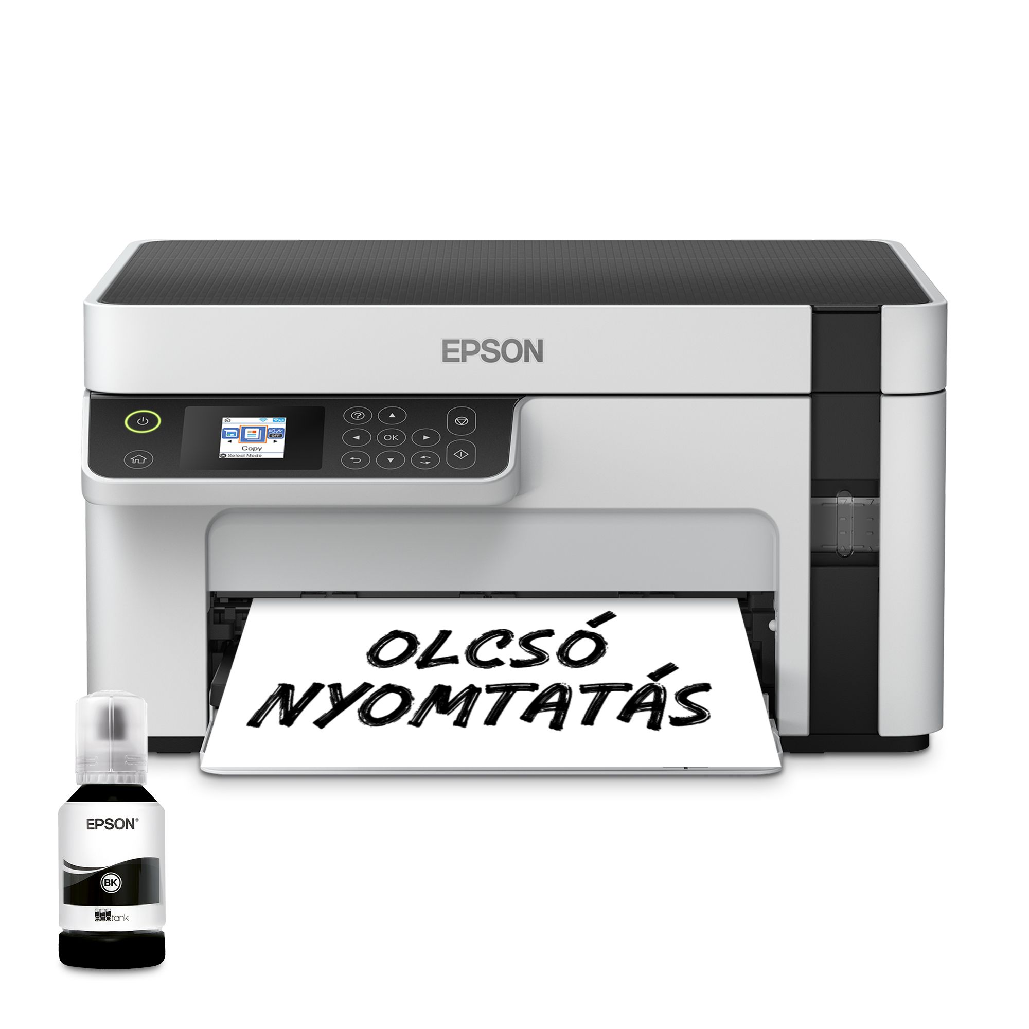EPSON Tintasugaras nyomtató - EcoTank M2120 (A4, MFP, 1440x720 DPI, 32 lap/perc, USB/WiFi)