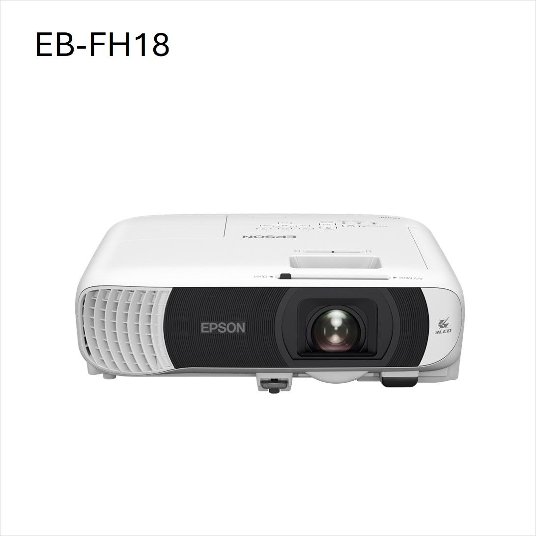 EPSON Projektor - EB-FH18 (3LCD, 1920x1080 (Full HD), 16:9,  4100 AL, 16 000:1, 2xHDMI/USB/WiFi/Apple AirPlay 2)