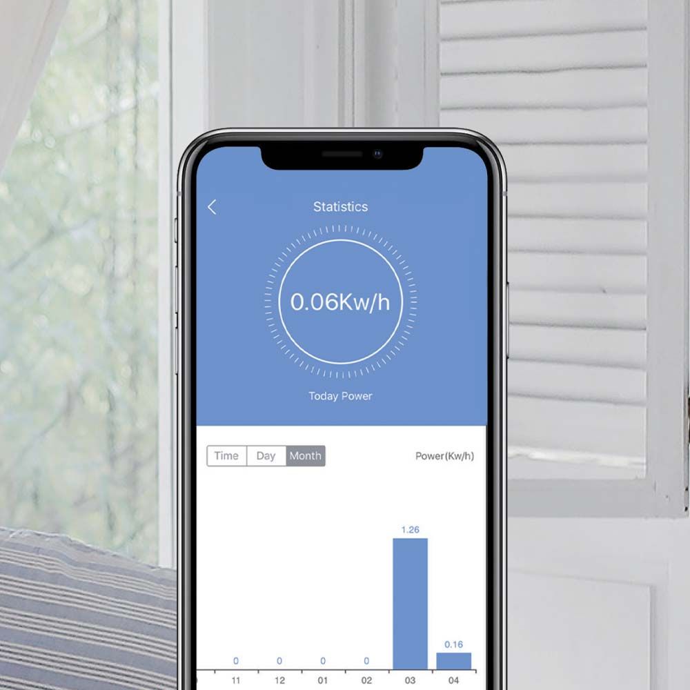 EZVIZ T30-10B intelligens csatlakozó, WiFi, elektromos statisztika, távvezérlés, ütemterv&időzítő, 10A, energiatakarékos