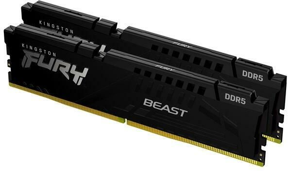 KINGSTON FURY Memória DDR4 16GB 3200MT/s CL16 DIMM (Kit of 2) Beast Black