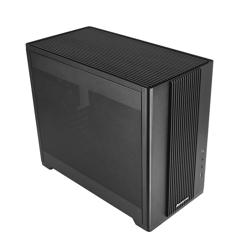 CHIEFTEC Ház Uni, mATX, 1x120mm ventilátor, Tápegység nélkül, Fekete