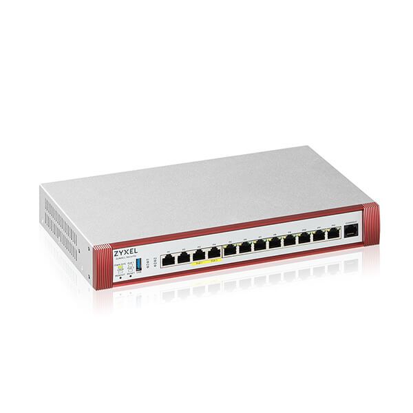 ZYXEL Tűzfal 4x2.5-GbE port(2xPOE+) + 8x1-GbE + 1xUSB 3.0 + 1konzol port + 1 év Security Bundle, USGFLEX500H-EU0102F