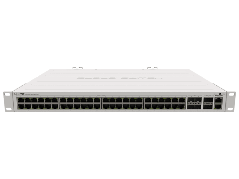 MIKROTIK Cloud Router Switch 48x1000Mbps + 4x10Gbps SFP+ + 2x40Gbps QSFP+, Rackes - CRS354-48G-4S+2Q+RM