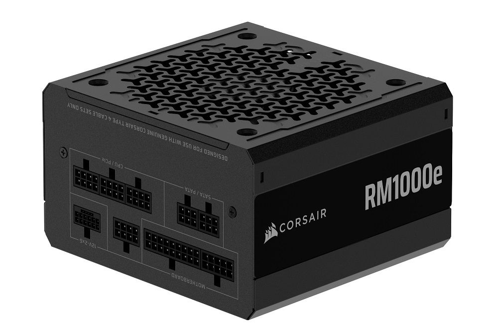 CORSAIR Tápegység Moduláris, RM1000e, 1000W, 12cm, ATX 3.1, PCIe 5.1, BOX, Cybenetics Gold