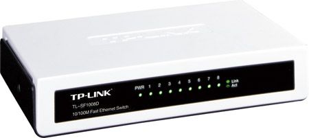 TP-LINK Switch 8x100Mbps, TL-SF1008D