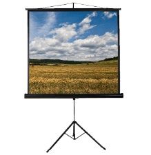 FUNSCREEN 100" (1:1) manuális hordozható vetítővászon (Tripod, Méret: 180x180 cm, Látható méret: 176x176 cm)