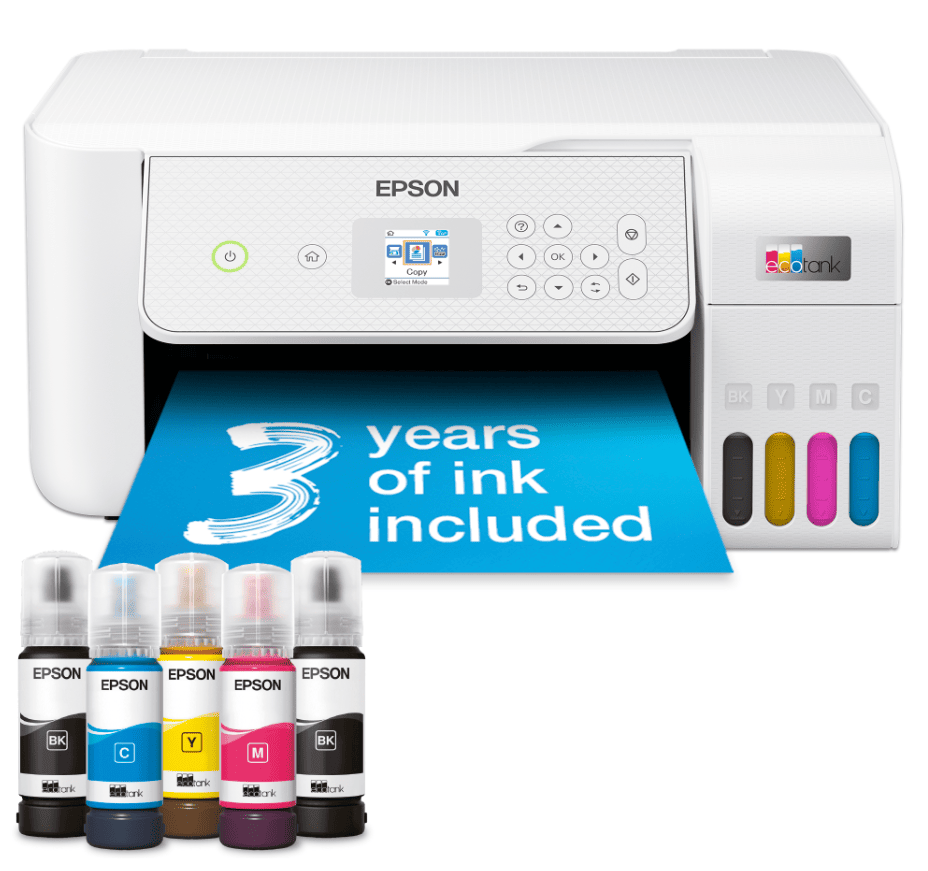 EPSON Tintasugaras nyomtató - EcoTank L3286 (A4, MFP, színes, 5760x1440 DPI, 33 lap/perc, USB/Wifi)