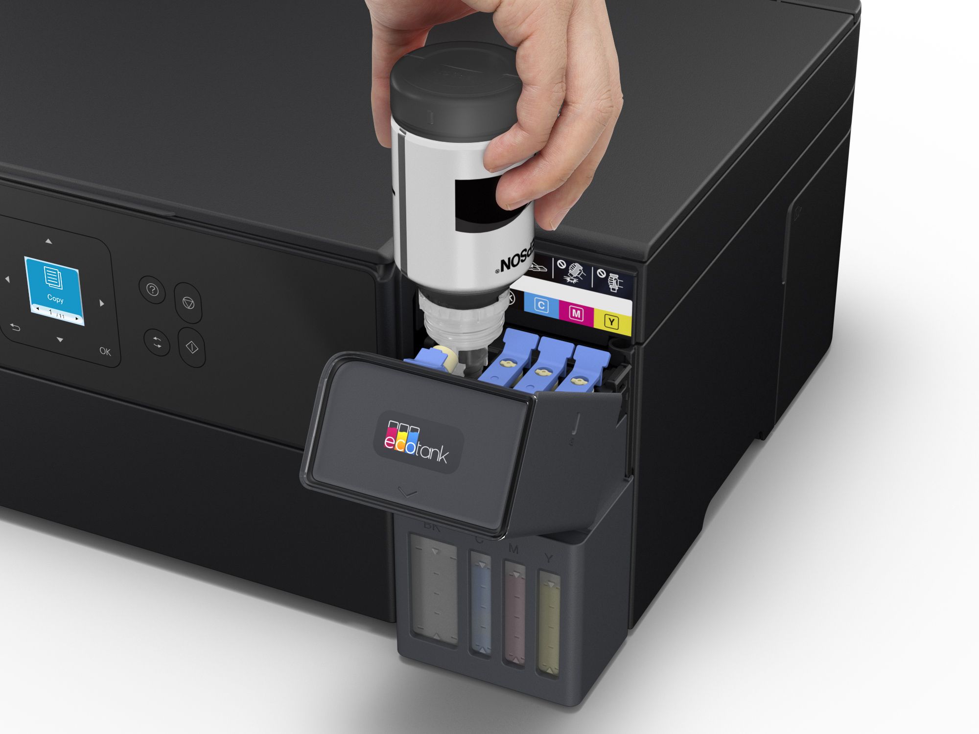 EPSON Tintasugaras nyomtató - EcoTank L4360 (A4, MFP, színes, 5760x1440 DPI, 33 lap/perc, duplex, USB/Wifi/Wifi Direct)